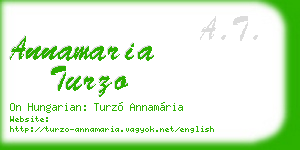 annamaria turzo business card