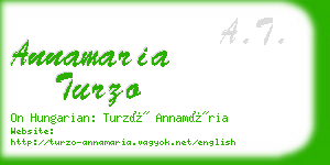 annamaria turzo business card